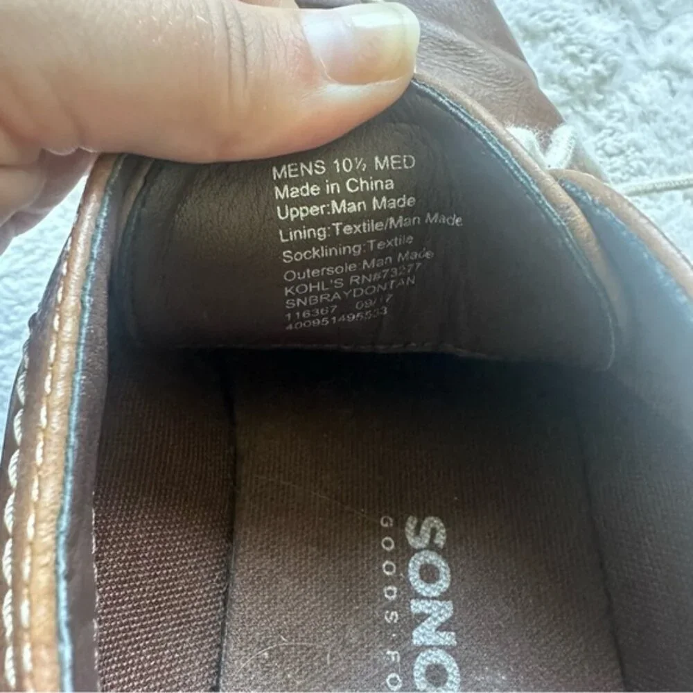 Sonoma | Men's Braydon Tan Dress Chukka Boots | Size 10.5